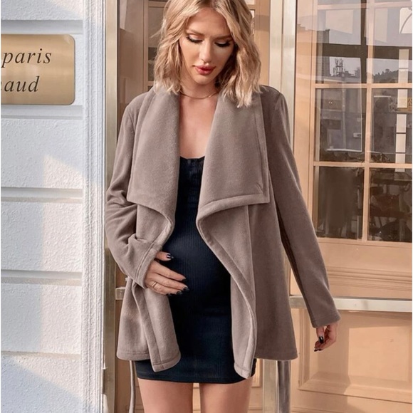 Fleece Maternity Jacket - Picture 5 of 8